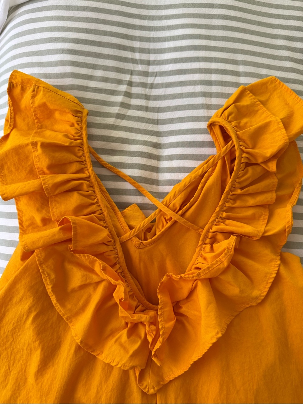 Yellow Ruffle Dress - Picture 4 of 5